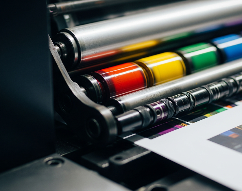 High-speed digital printing machine for business cards, flyers, and marketing materials in Cairo, Egypt